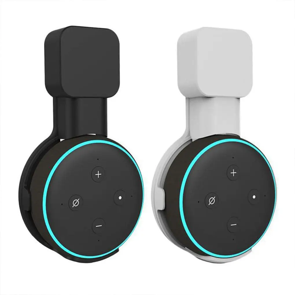1/2PCS Outlet Wall Mount Stand Hanger for Amazon Alexa Echo Dot 3rd Gen Work For Amazon Echo Dot 3 Holder Case Plug In Bedroom