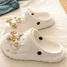 Summer Trendy Korean Style Soft Sole Holey Shoes for Women, Eva Outdoor Casual Comfortable Fashion Versatile Beach Sandals, Daily Commute Footwear, Fashionable Slippers, Lightweight Breathable Slippers
