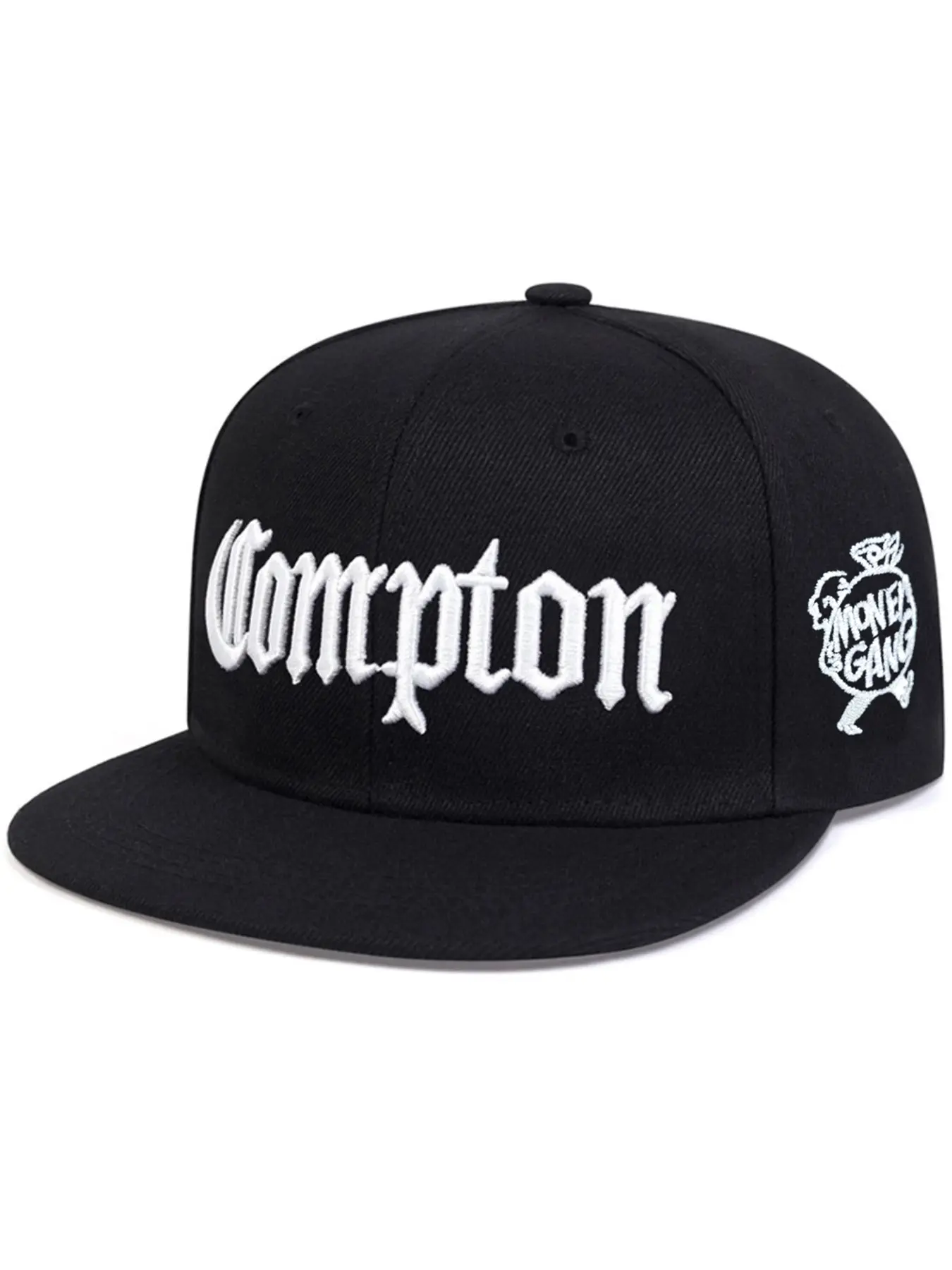 Unisex Compton Embroidered Outdoor Adjustable Sun Hat, Authentic Baseball Cap Snapback Hat, Graphic Hat, Quality Caps, Perfect for Travel Beach Vacation, Stylish Protection Cap for Men Women