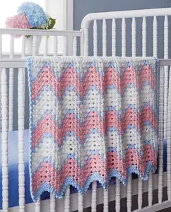 Sweet Baby Ripple Blanket