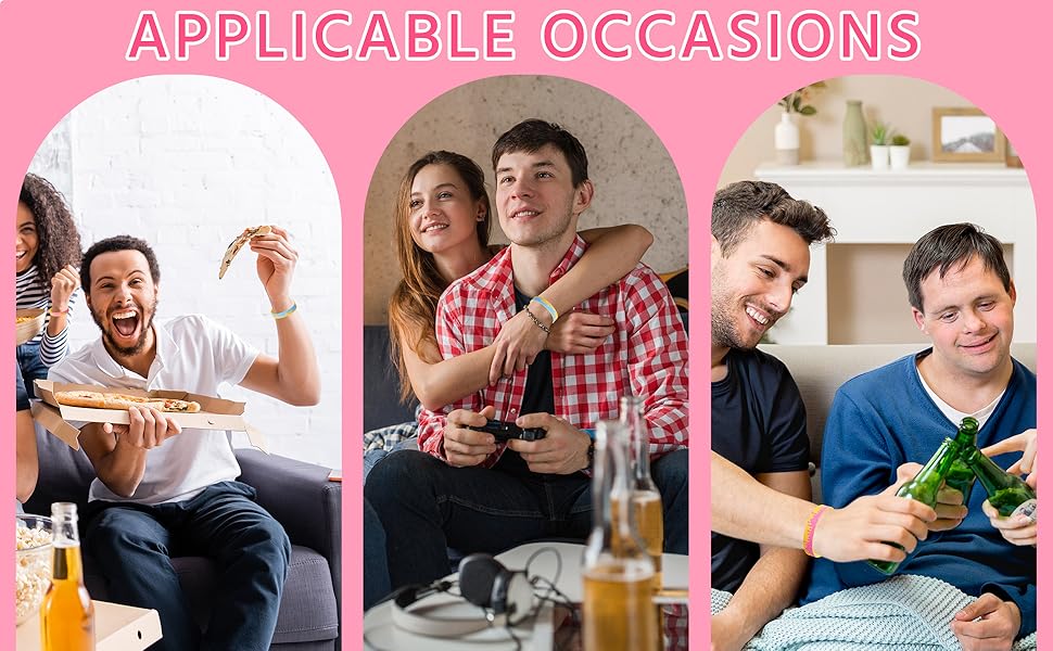 48 Pcs Baseball Drip Glitter Silicone Wristbands Set Colorful Sports Rubber Bracelets for Game Day Summer Party Favor Gift