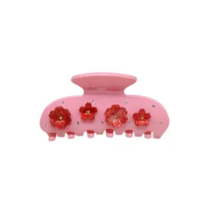 Emi Jay Sweetheart Clip Hair Claw in Palm Blossom