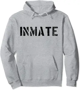 Inmate Prisoner Costume Cosplay Jail Prison Pullover Hoodie - Kevincifuen Shop 68B0964GQ144