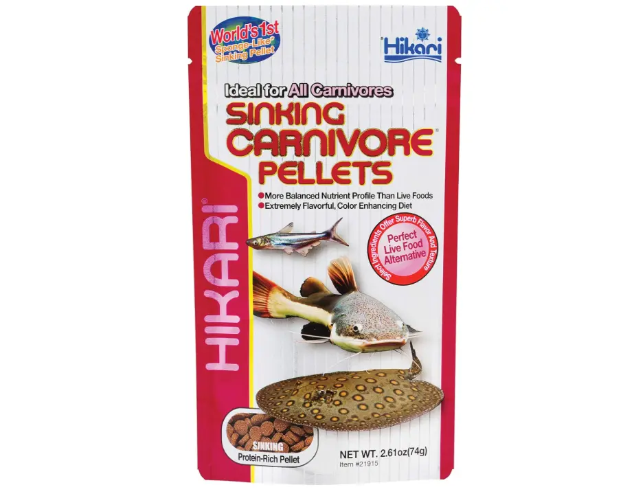 Hikari Sinking Carnivore Pellets for Pets, 2.61-Ounce