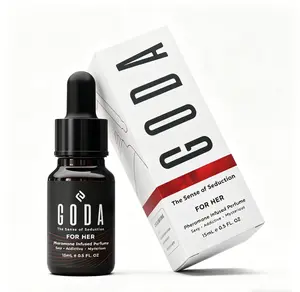 GODA Pheromones Perfume for Women The Original 0.50 fl oz 15ml, Long-Lasting Elegant Fragrance with Jasmine & Rose, Romantic Feminine Scent, Vegan Cruelty-Free Premium Pheromone Perfume for Daily & Dating Wear