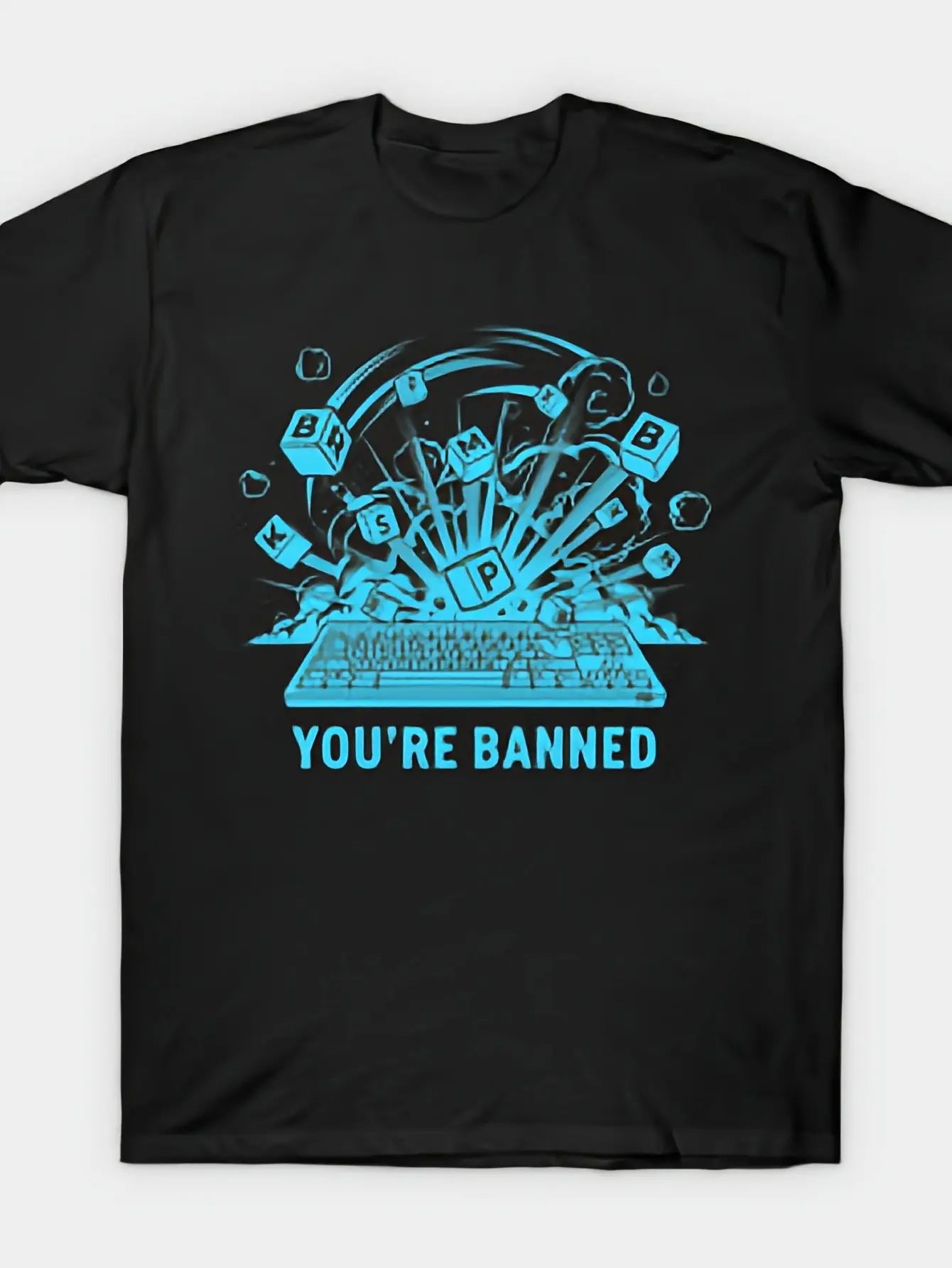 Caseoh You'Re Banned T-Shirt _ Same Style For Men