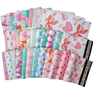 Designer Poly Mailer Variety Pack Heavy Duty Waterproof Self Seal Shipping Bags for Small Business Large Mailing Envelopes Bulk Tear Resistant Packaging 35 Pack