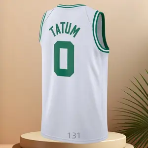 Jayson Tatum Men's Classic-Design Sleeveless stitched Basketball Jerseys white shirt 2025