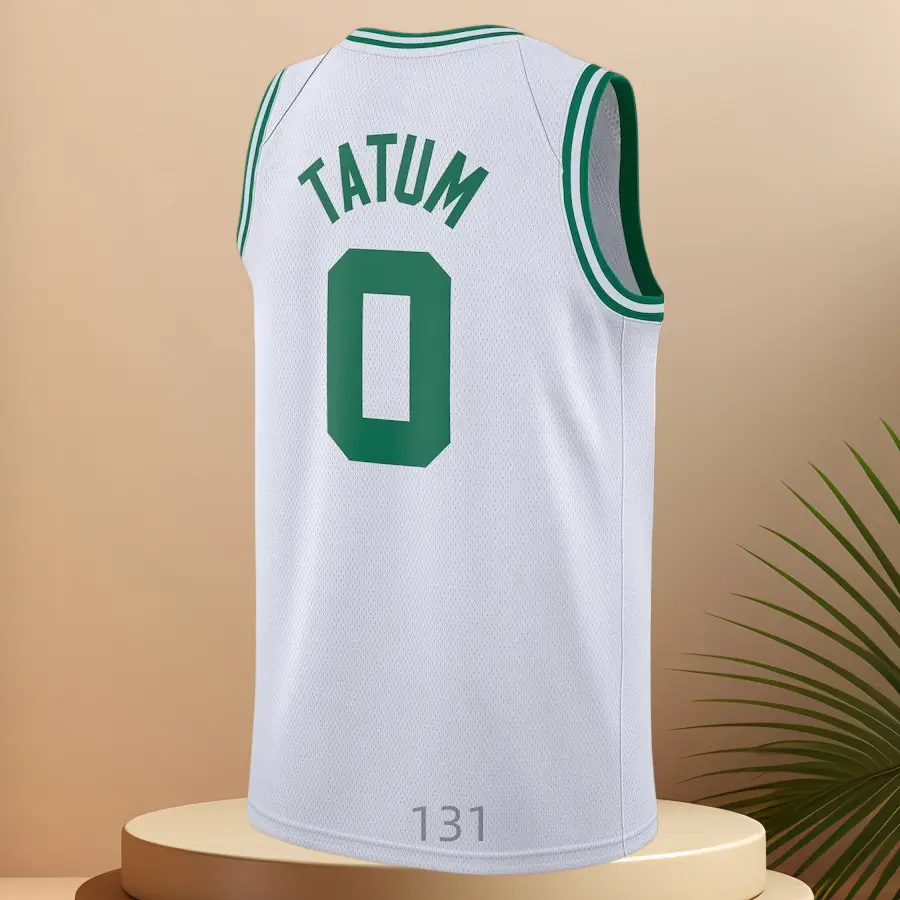Jayson Tatum Men's Classic-Design Sleeveless stitched Basketball Jerseys white shirt 2025