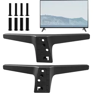 TV Legs for LG TV Stand Replacement Base, for 49 55 Inch LJ UJ Series LG TV Legs 49UJ6300 49LJ550M 49UJ6320 49UJ630T 49UJ635T 55UJ6300 55UJ6320 55UJ630T 55UJ635T 55LJ5500 with Screws