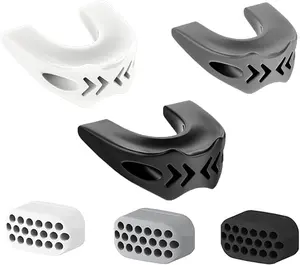 Jaw Exerciser for Man and Woman 3 Resistance Levels (6 pcs) BPA Free Silicone Jawline Exerciser Gum Tablets Jaw Trainer &,Multi-Level Jaw Exerciser Set, Jaw Shaper for Beginner, Intermediate & Advanced Users