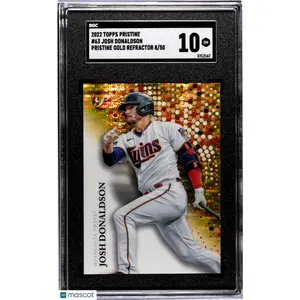 2022 Topps Pristine Josh Donaldson #63 Gold Refractor SGC 10