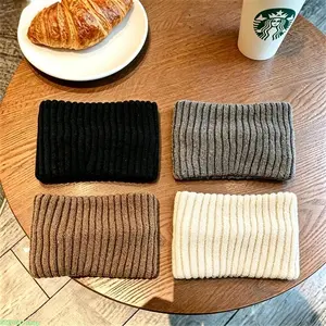 4 Packs Soft Elastic Knit Headbands for Women, Wide Turban Style, Breathable Lightweight Fabric Hair Accessories, Perfect for Shower, Yoga, Travel, Shopping and Daily Casual Wear