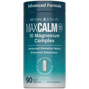 Max Calm 10 Magnesium Complex - Advanced Elemental Matrix - Enhanced Absorption - High Potency - 10-in-One Magnesium - 90 Vegan Capsules Max Calm 10 Magnesium Complex - Advanced Elemental Matrix - Enhanced Absorption - High Potency - 10-in-One Magnesium - 90 Vegan Capsules