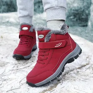Local Shipping- Non-Slip & Waterproof Winter Walking Hiking Boots, Hunting Boots For Women Men, Hike Footwear Riding Boots, Women Snow Boots, Wide Toe Box Barefoot Sneakers, Unisex Warm Boots Barefoot Shoes Work Boots, Trail Fur Lined Warm Ankle Boot