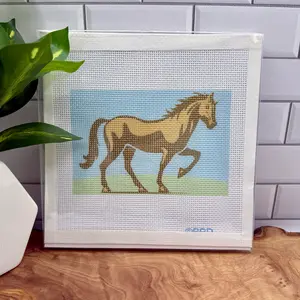 Horse Needlepoint Kit 6x4