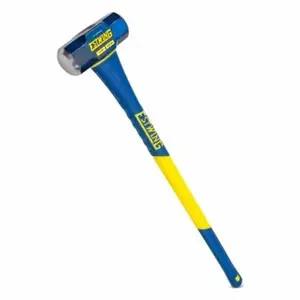212 MAIN Induction-Hardened 8 lbs Sledge Hammer, Dual Grip, Groz Engineering Tools