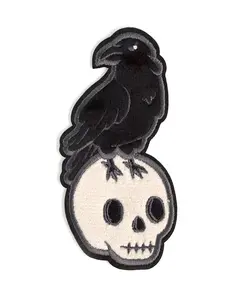 The Raven Fuzzy Sticker Patch