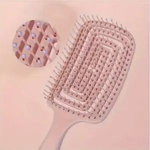 Hollow Out Hair Brush, Detangling Hairbrush, Wet and Dry Scalp Massage Comb, Hair Styling Brush for Women & Men, Heatless Hair Styling Tool for Home & Salon Use