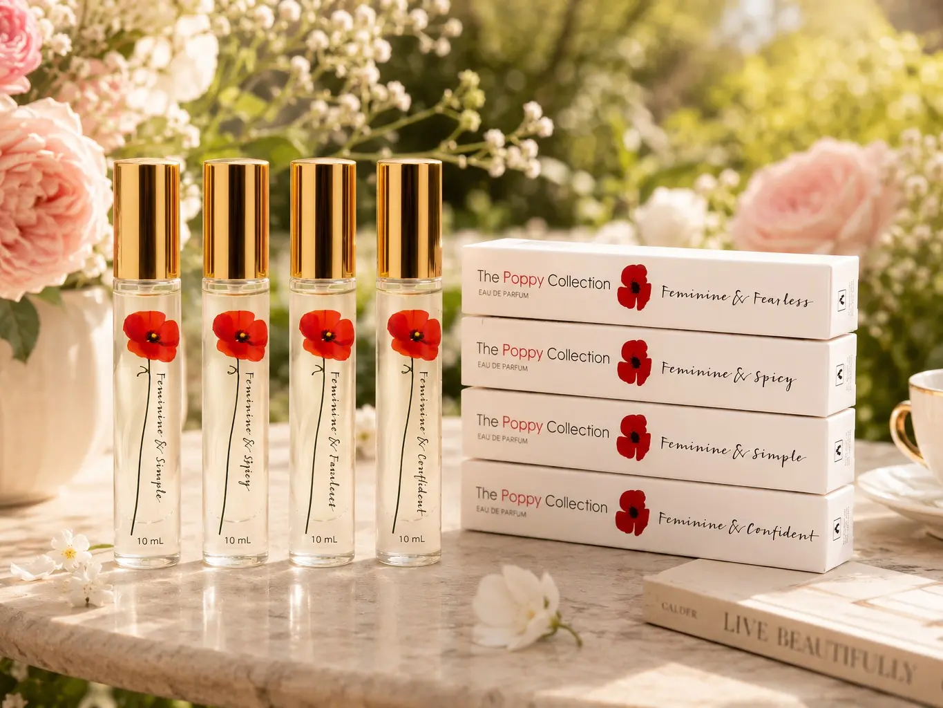 The Poppy Collection Travel Set- 4 Signature Scents (10ML Each)
