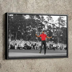 Tiger Woods Poster Masters 2019 Golf Hand Made Posters