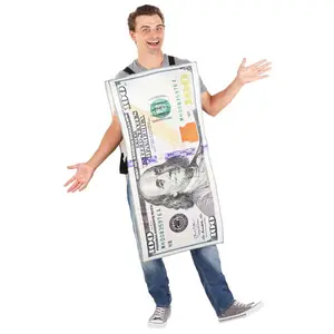 Adult 100 Dollar Bill Costume