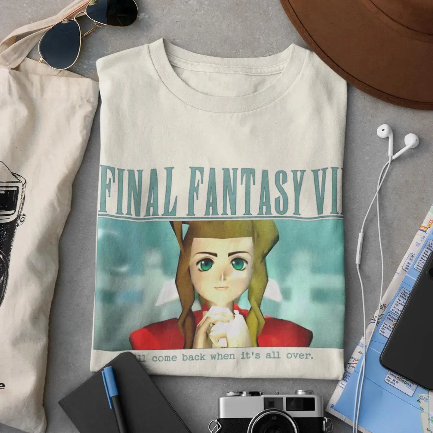 Final Fantast 7 Aerith's Final Scene for True FFVII Fans, Fan Made, FinalFantasy T-Shirt, Comfort Colors
