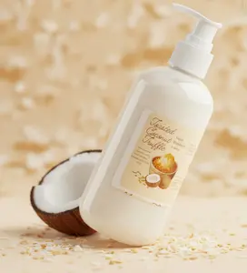 Toasted Coconut Truffle 8 oz Pump Bottle – Dessert-Inspired Vegan Lotion