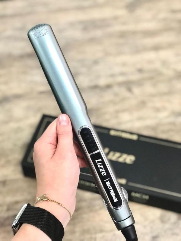 Lizze Extreme Professional Hair Straightener | Original Nano Titanium Technology Straightens Dry, Frizzy Hair Curls | 250 Deg. C. (480'f) - 110 Volts