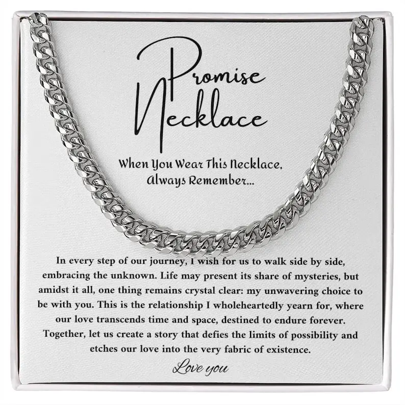 Men's Curb Link Chain Necklace, 5mm Weighted Stainless Steel with Adjustable Length - Gold-Plated Finish, Includes Gift Box, Cuban Link Chain, Statement Necklace, Love Necklace