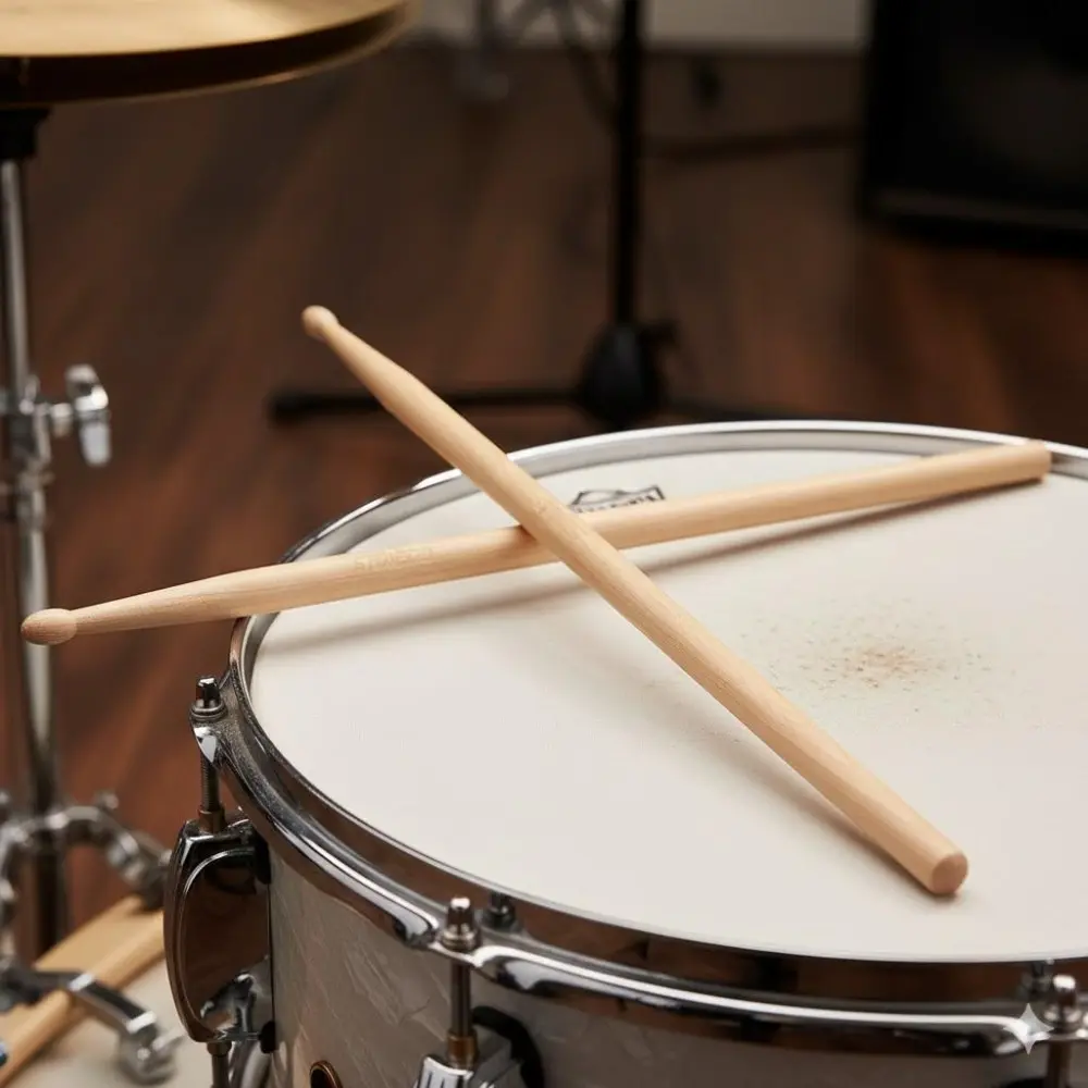 Professional Drumsticks: durable Anti-slip Sweat-Resistant Grip, Crack-Proof Design for Stage Performance, Band Practice, and Rehearsal. perfect for Drummers & Percussion.