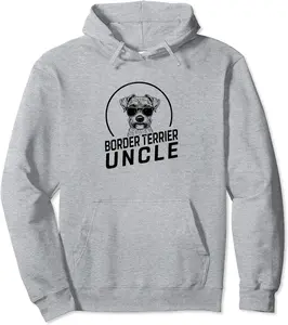 Border Terrier Uncle Gifts Funny Dog Owners Grand Paw Dad Pullover Hoodie - Jessicabal Shop 64B0CX9F2D99