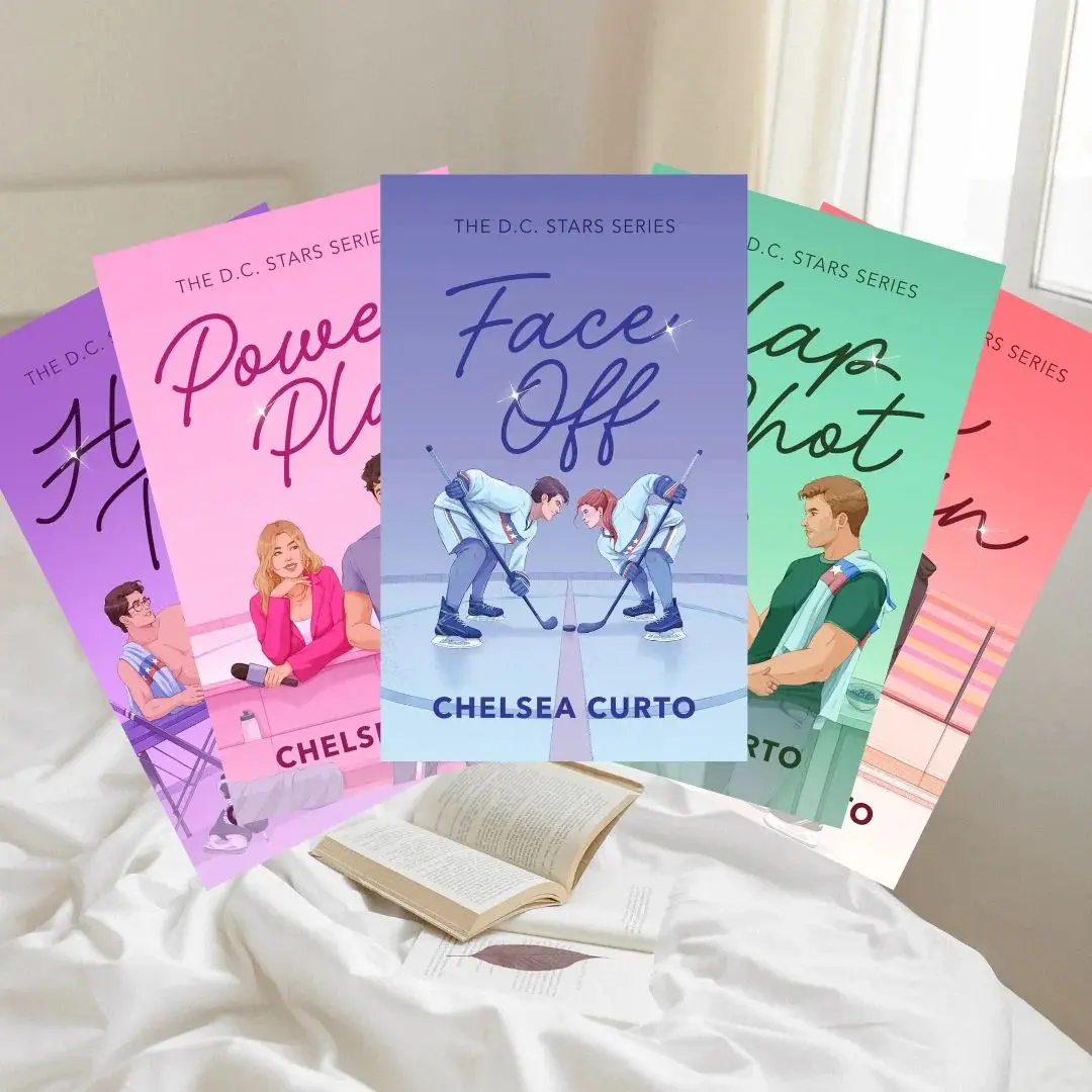 D.C. STARS SERIES COMPLETE COLLECTION - 5 Book Set by Chelsea Curto hockey romance novels enemies to lovers sports romance paperback books