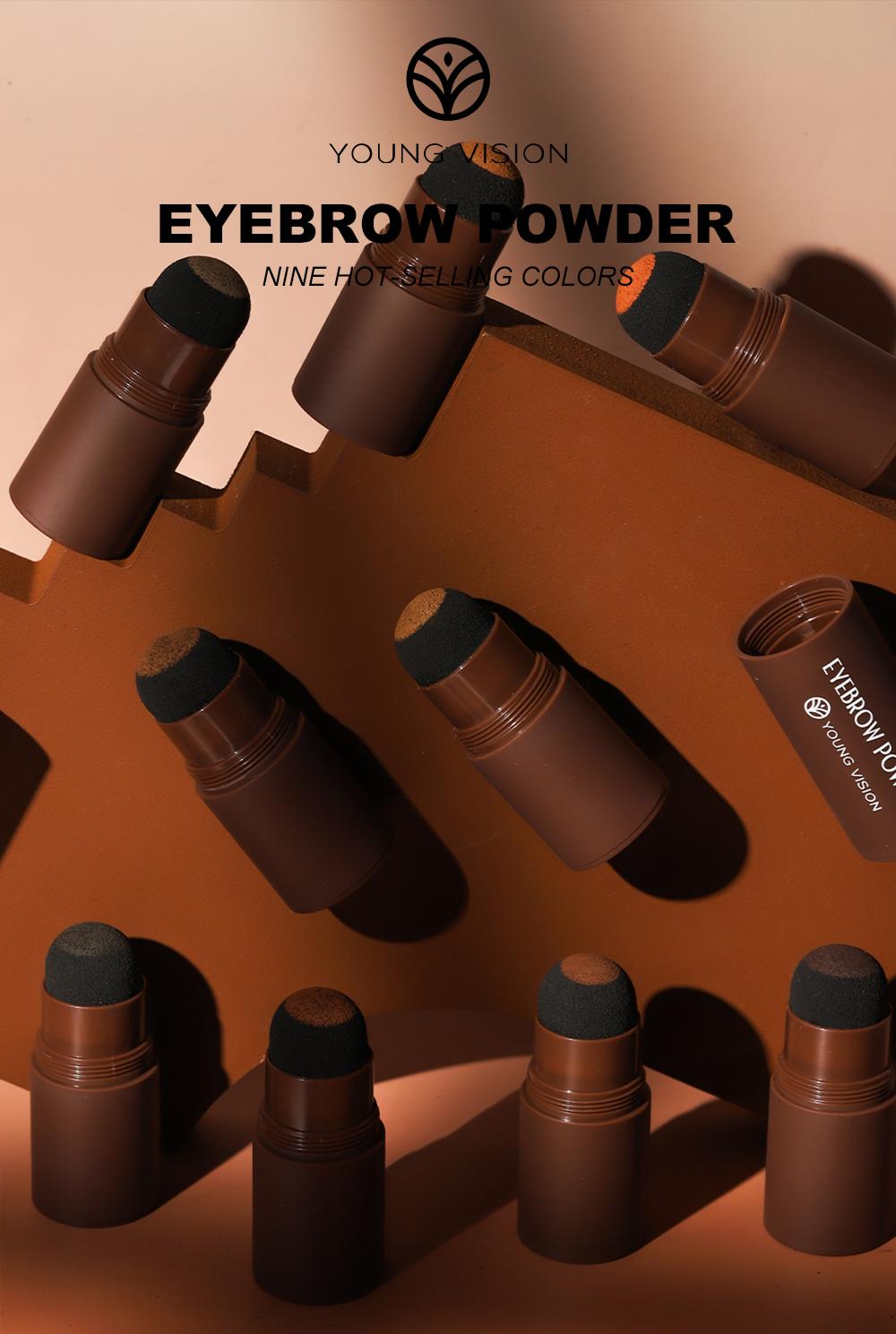 YOUNG VISION Eyebrow & Hairline Contour Kit Eyebrow Powder Pen Stamp Natural Daily Commuter Makeup