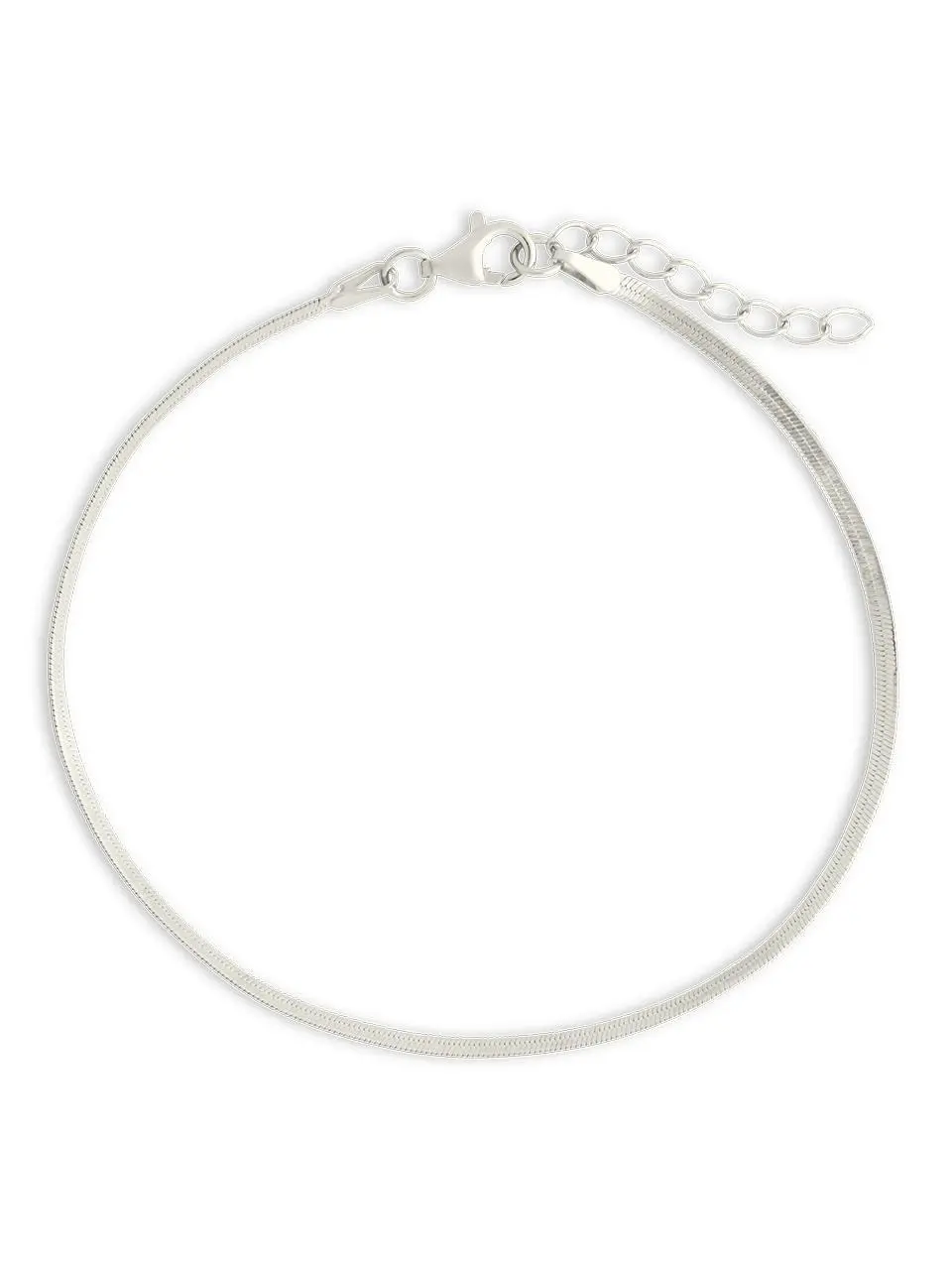 Sterling Silver Herringbone Chain Bracelet Sterling Silver Herringbone Chain Bracelet