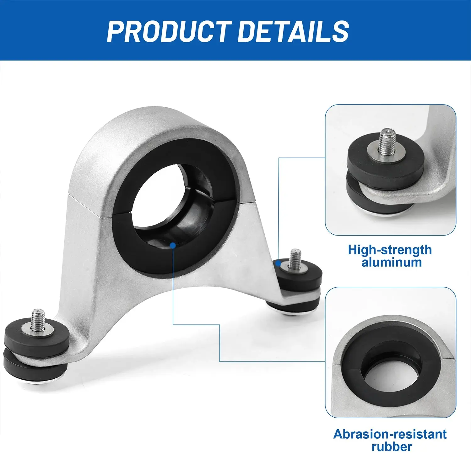 04-14 Dodge Charger Challenger/Magnum/Chrysler 300 Silver Driveshaft Center Bearing Support Carrier Upgrade
