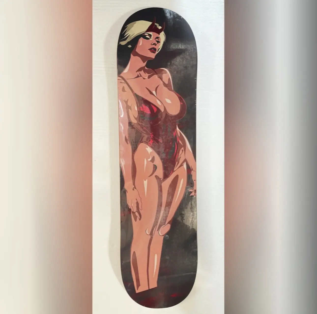 Bad Luck Devil Girl Skateboard Deck