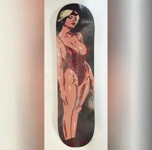 Bad Luck Devil Girl Skateboard Deck