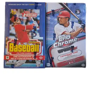 B496.  1-2026 Topps Heritage Baseball Hobby and  1-2025 Topps Chrome Update Hobby Box Break