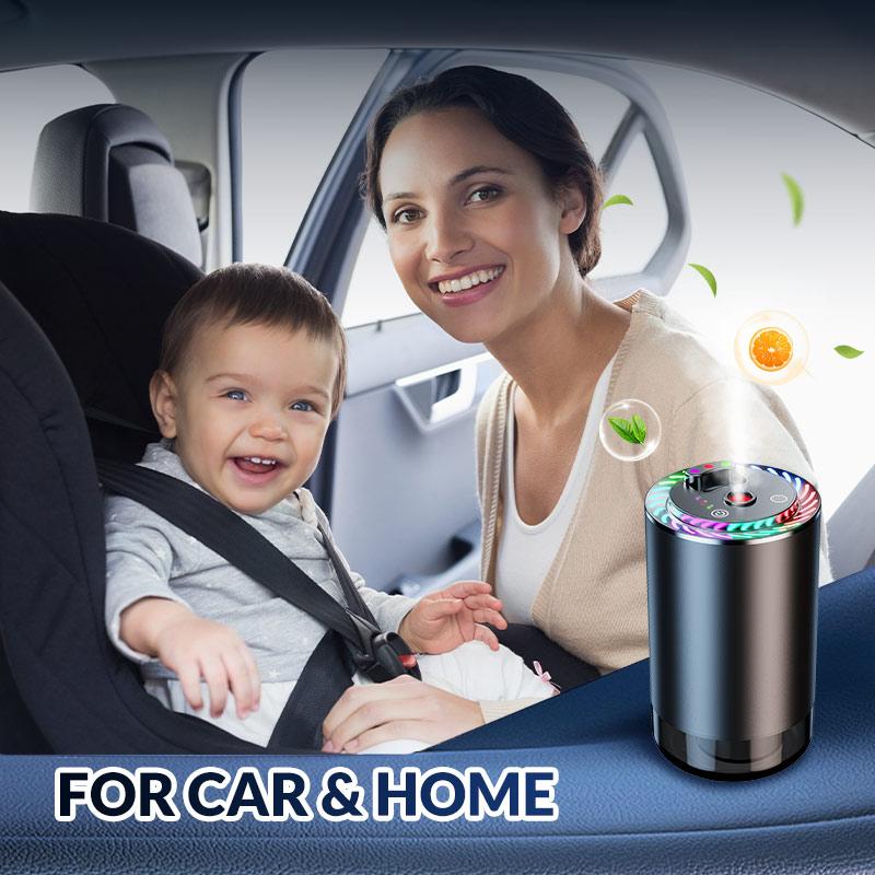 【Valentine's Day Gift 】Gift Set - Smart Car Air Freshener: 50ML×2 Natural Cologne Air Purifier Lasting Fragrance Star Roofing,Suitable For Cars, Offices, and Homes