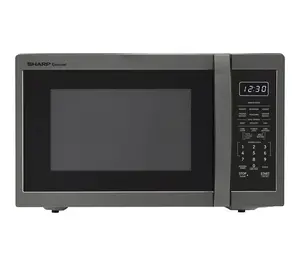 Sharp 1.4 Cu. Ft. Black Stainless Steel Countertop Microwave