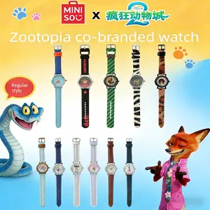 【New Year】MINISO Zootopia 2 Collaboration Watch Blind Box Trendy Wristwatch Birthday Gift, Stylish and Versatile  075