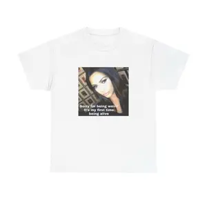Unisex “I’m Sorry For Being Weird” Kim K White T-shirt
