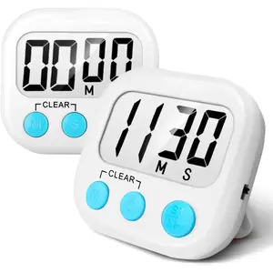 Digital Kitchen Timer for Cooking Big Digits Loud Alarm Magnetic Backing Stand Cooking Timers for Baking
