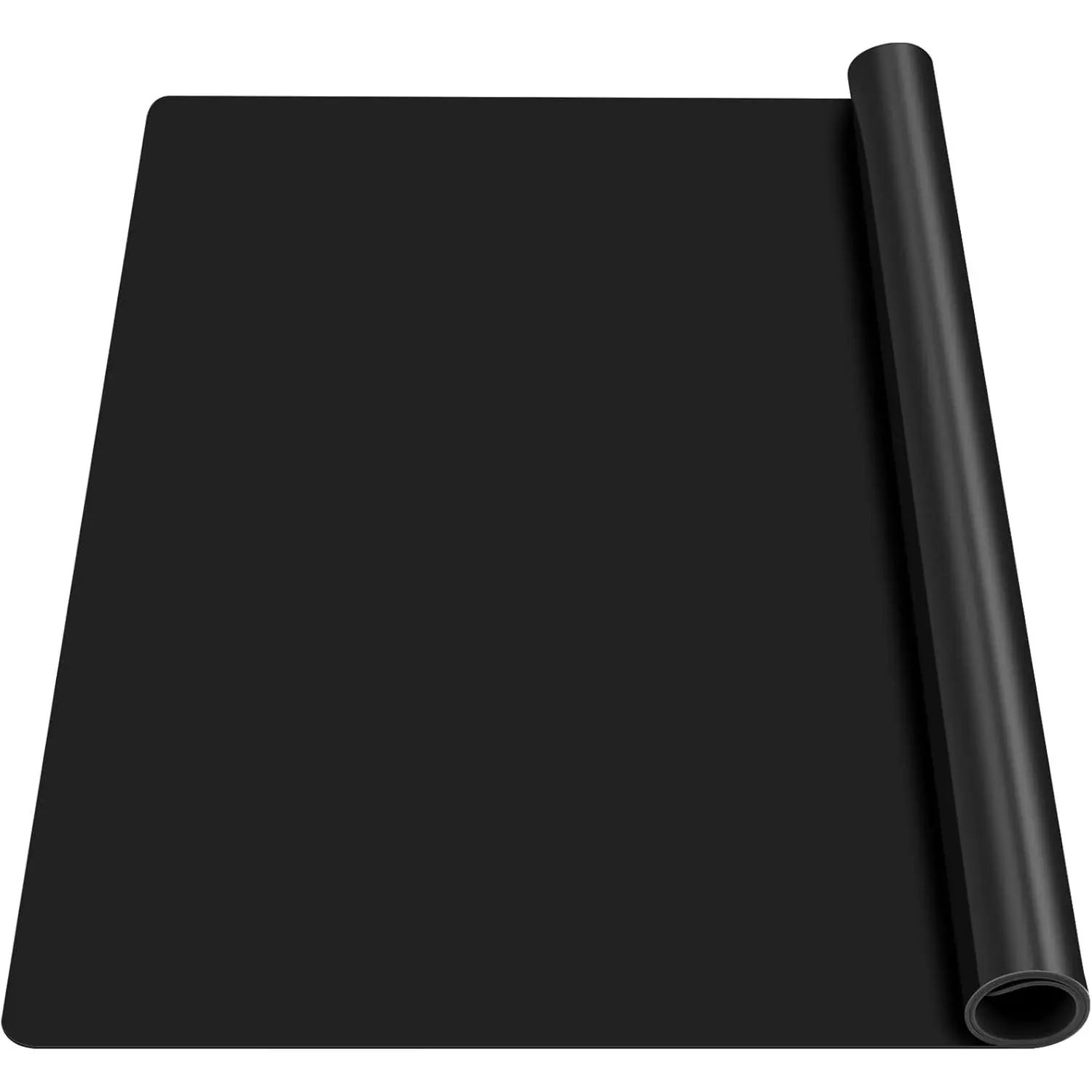 Extra Large Silicone Mats for Crafts, 35.4 x 23.6 inch Silicone Sheet, 1.8mm Thick Silicone Pad for Jewelry Casting  Mold, Nonstick Placemat, Countertop Protector, Counter Table, Black