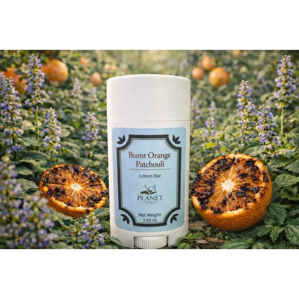 Burnt Orange Patchouli Lotion Stick, Moisturizing Solid Lotion, 2.65 oz (Pack of 1)