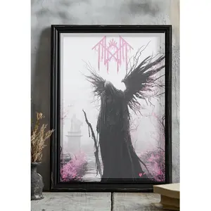 UNFRAMED Sleep Token Even In Arcadia Poster(Note: Frame shown for display only) Abstract Botanical Print Tombstone Wall Art