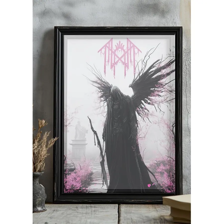 UNFRAMED Sleep Token Even In Arcadia Poster(Note: Frame shown for display only) Abstract Botanical Print Tombstone Wall Art