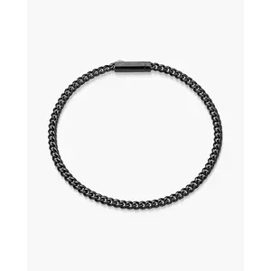 JAXXON Cuban Link Bracelet 3mm - Black