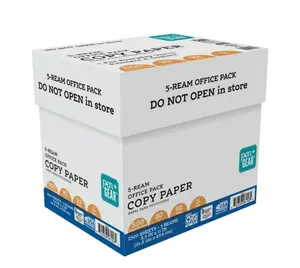 Pen + Gear Copy Paper, 8.5" x 11", 92 Bright, 20 lb., 5 Reams (2,500 Sheets)